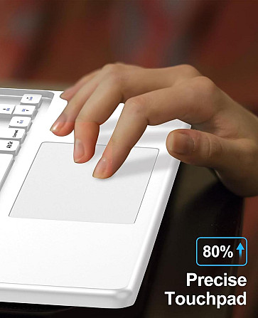 Чехол-книжка с клавиатурой для iPad Air 11-inch(M2) 2024/ iPad Air 5 2022/Air 4 2020 10.9/iPad 4-го покол. 10.9 / iPad Pro 11 2018 Днепр - изображение 3