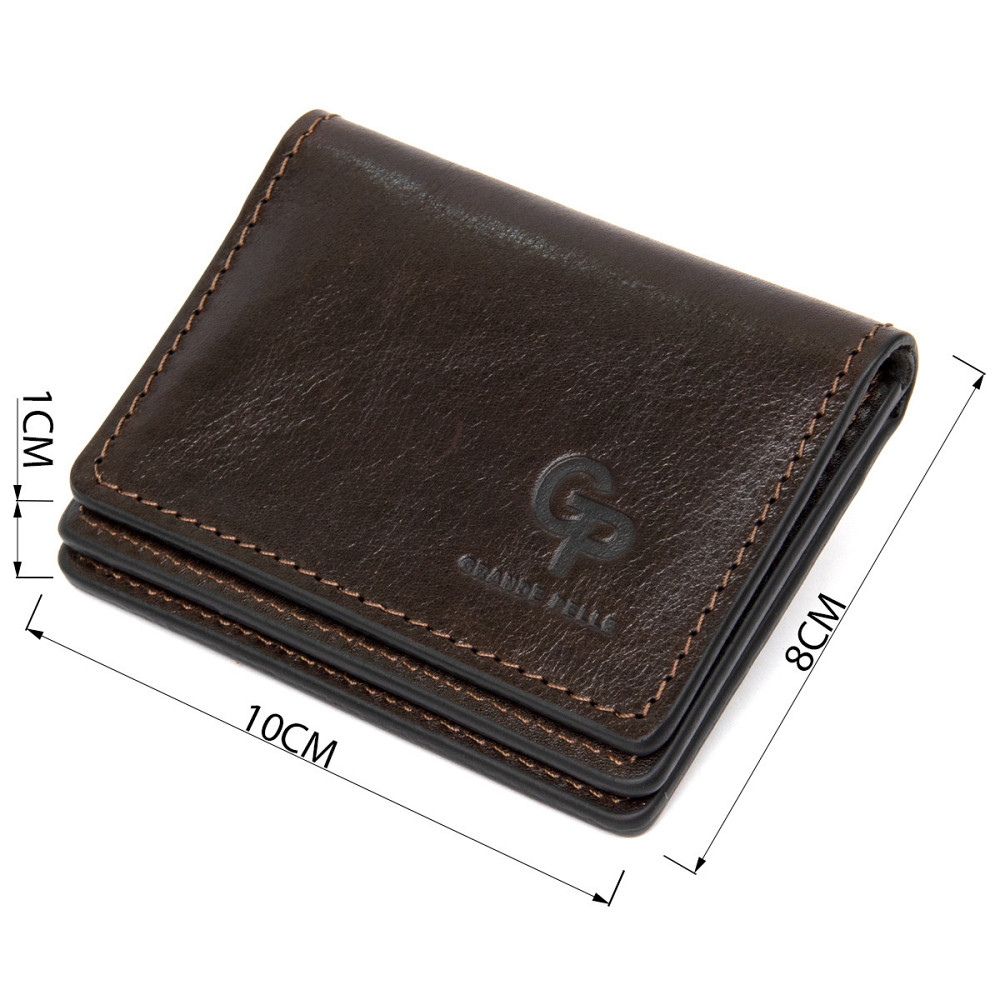 Кожаная обложка для автодокументов GRANDE PELLE 11492 Темно-коричневый Киев - изображение 8