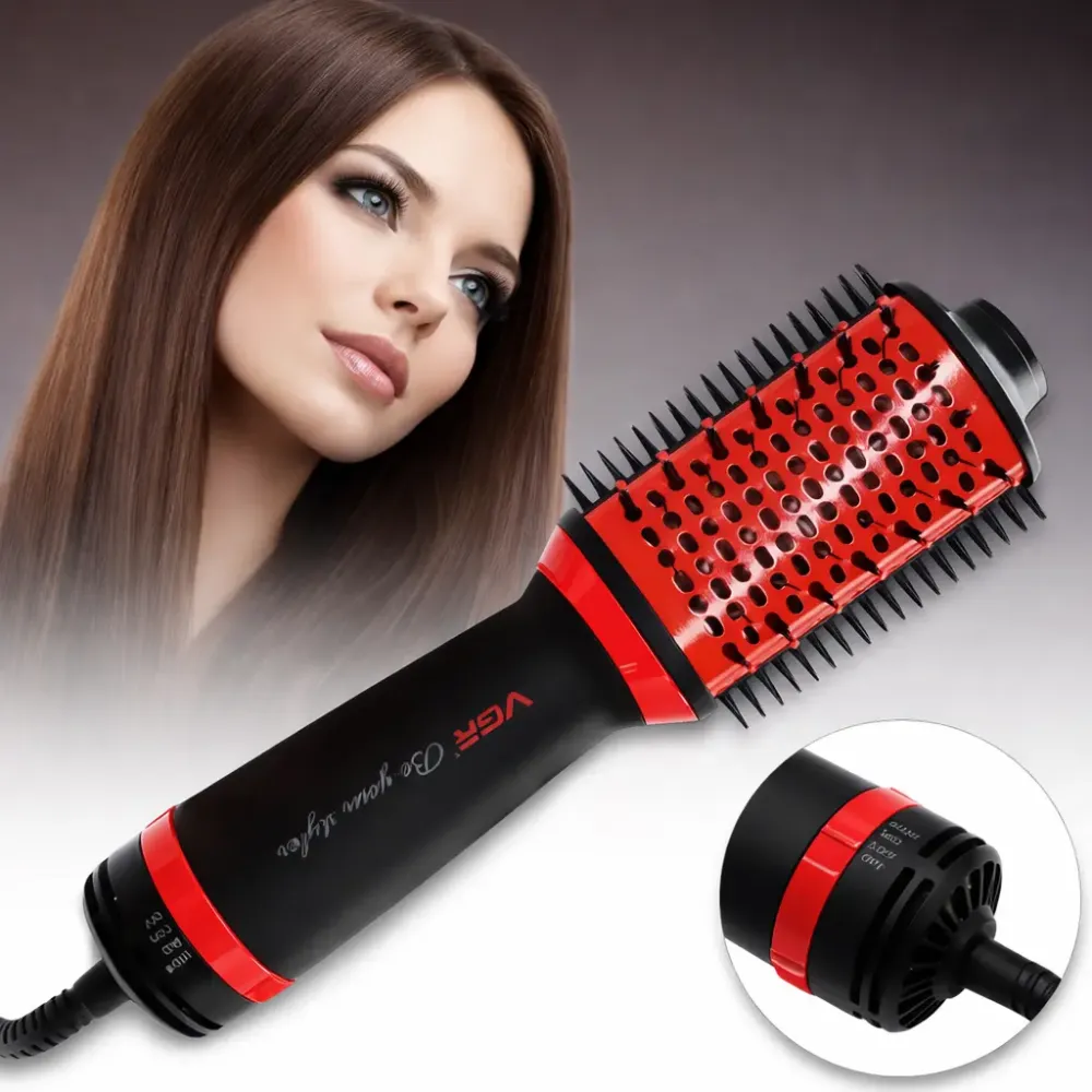 Фен-щетка для укладки волос VGR V 415 / Стайлер для волос 2 в 1 1000 Вт Коломыя - изображение 1