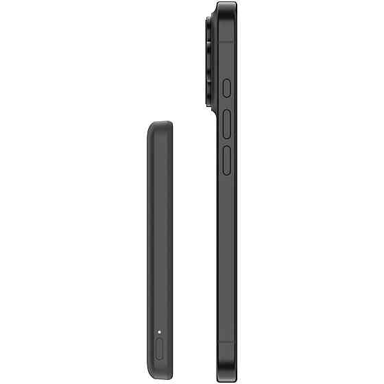 Універсальна мобільна батарея Belkin Power Bank Slim Magnetic 5000 mAh 15 W Black (BPD010HQBK) ( 10343 ) Харків