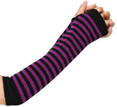 Мітенки жіночі рукавички без пальців Полоска Київ - фото 1