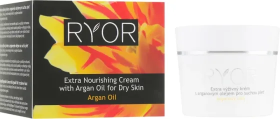 Екстра-поживний крем з аргановим маслом для сухої шкіри Argan Oil Extra-Nourishing Cream Ryor, 50 мл Дніпро