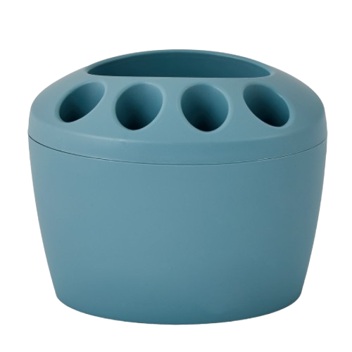 Підставка для зубних щіток пластик сизо-блакитний Алеана Житомир - фото 1