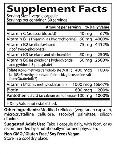 Комплекс вітамінів В+С (Active B-Complex) 30 капсул Київ - фото 2