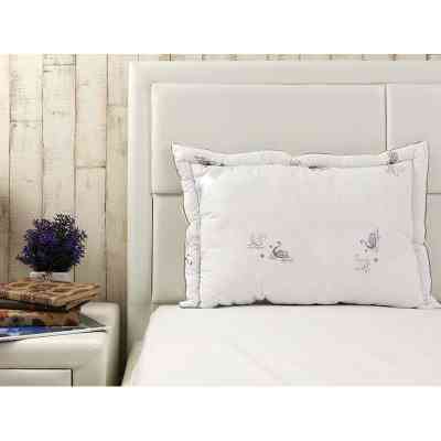 Подушка Руно зі штучного лебединого пуху Silver Swan з рамочкою (309_Silver Swan) Вінниця