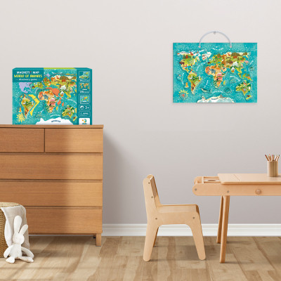 Обучающий набор DoDo Магнитная карта мира животного (200267) Винница - изображение 8