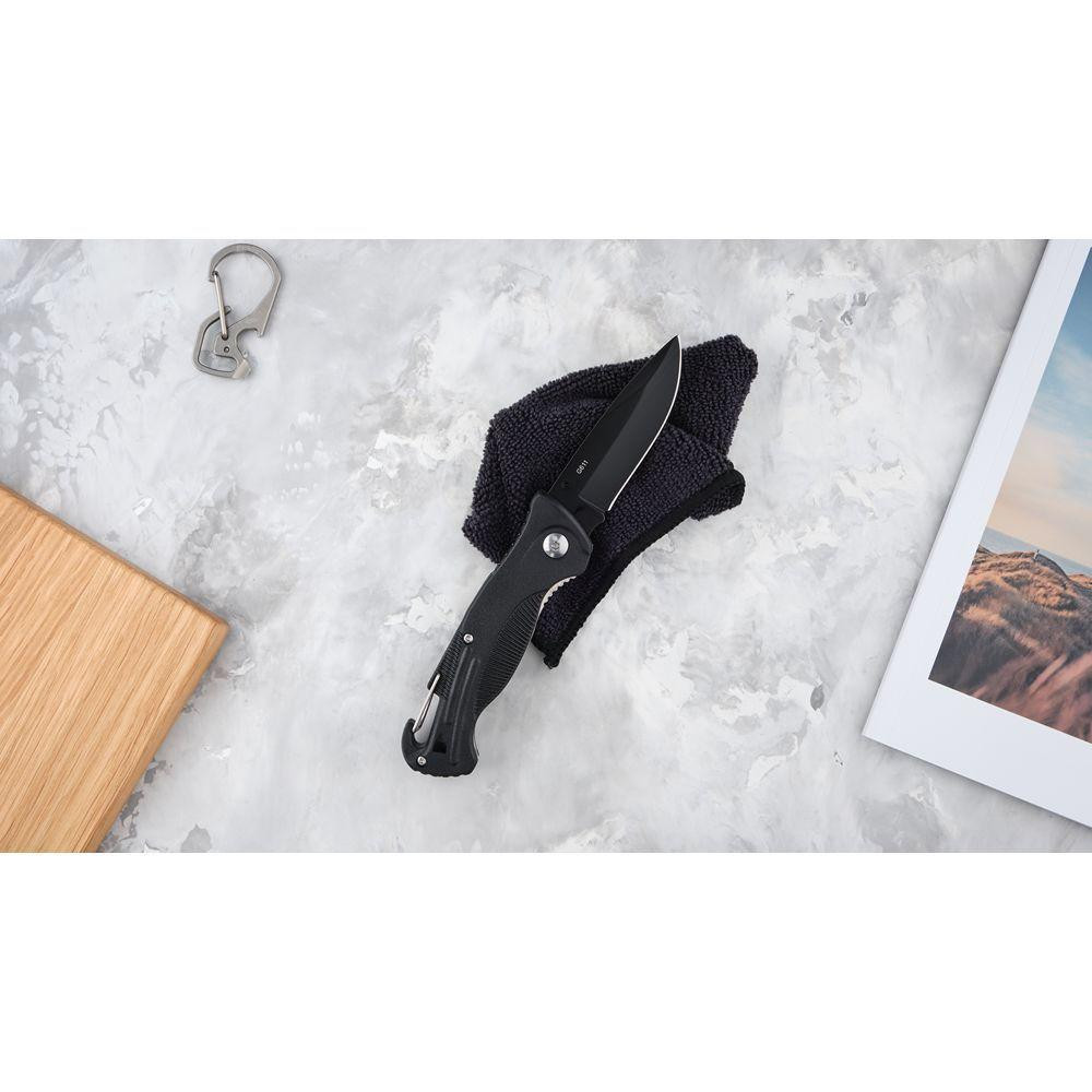 Нож складной Ganzo G611 черный Ровно - изображение 6