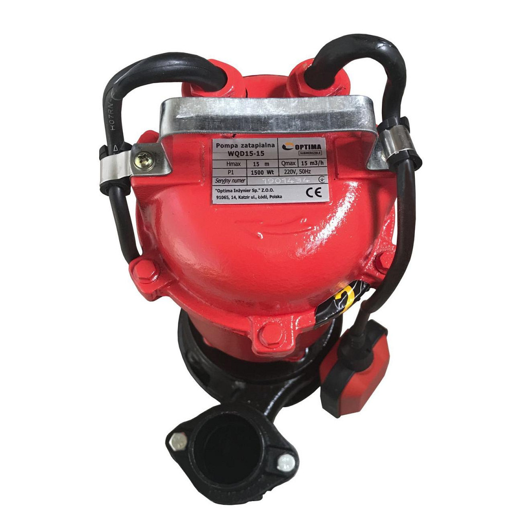 Насос фекальний Optima WQD15-15 1,5кВт (000008690) Київ - фото 2