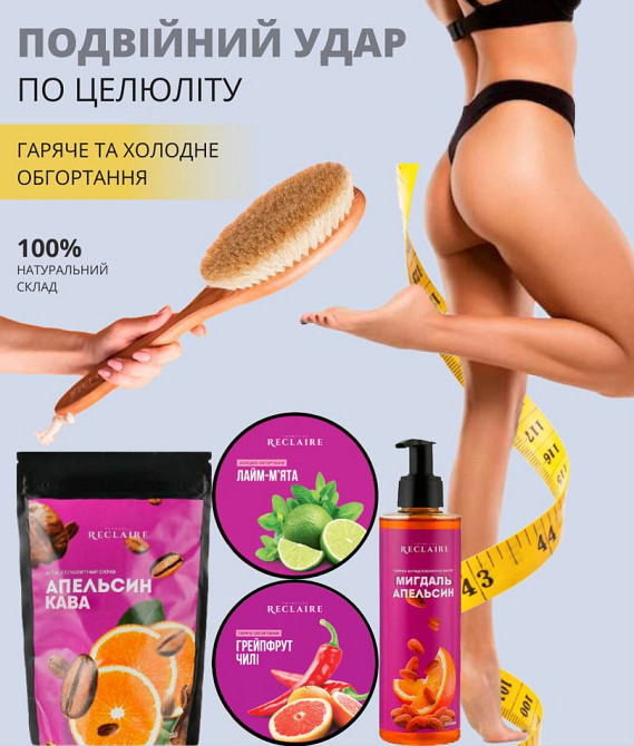 Масажний комбінований антицелюлітний комплекс Reclaire cosmetics Київ - фото 1