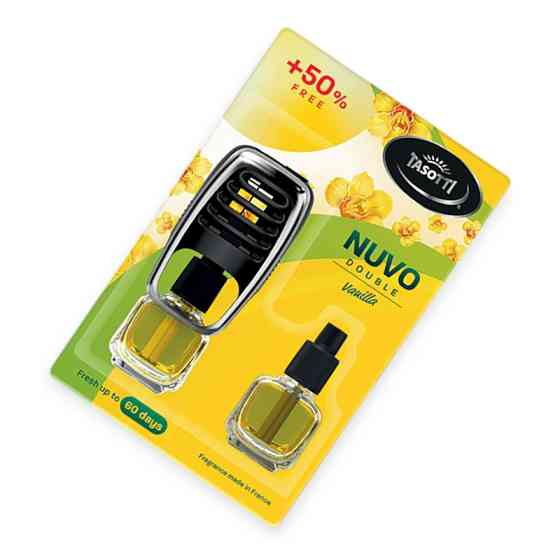 Ароматизатор на обдування рідкий 8мл tasotti nuvo double blister "vanilla" 2шт Мукачево