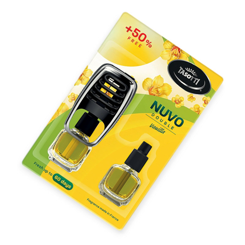 Ароматизатор на обдування рідкий 8мл tasotti nuvo double blister "vanilla" 2шт Мукачево - фото 1