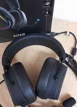 Ігрові дротові навушники Aqirys Altair Black Харків