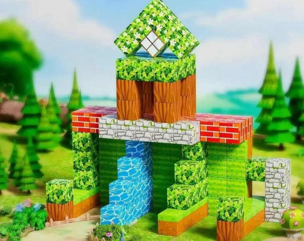 Магнітний конструктор Майнкрафт 146 дет магнитный Minecraft Харьков - изображение 2