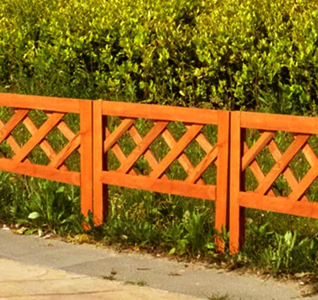 Ограждение для клумб 