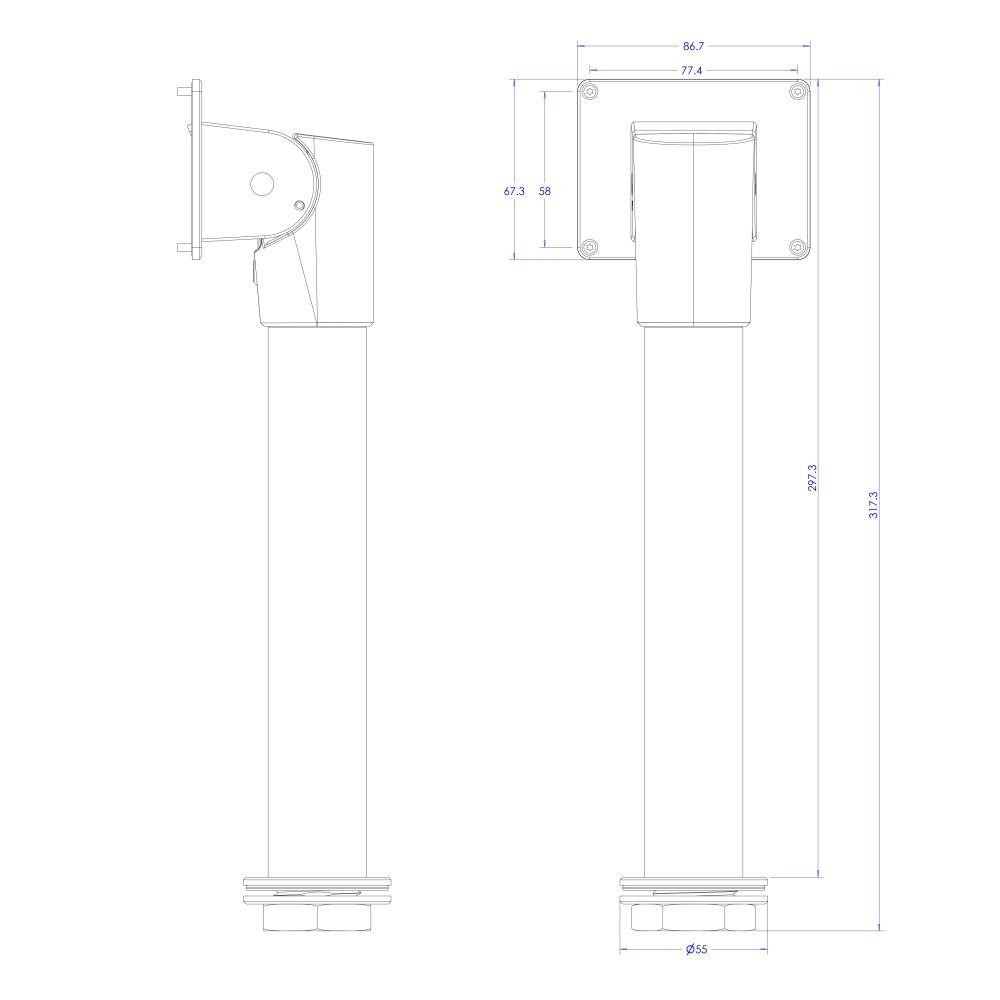 Кронштейн для термінала TVT TD-YZJ1002A (77-00467) Киев - изображение 2