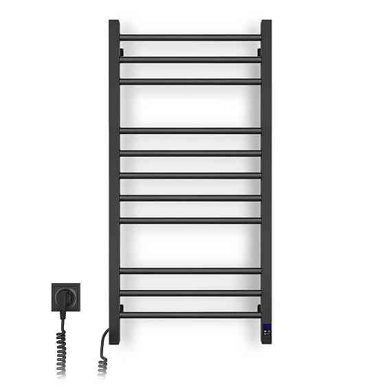 Рушникосушка електрична Navin Класик Квадро 500х1000 Sensor з таймером, чорний муар Київ