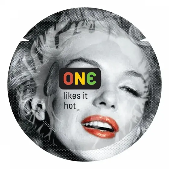 Презерватив ONE Color Sensations - ONE likes it hot (Red) 1 шт Львів