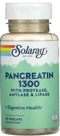 Панкреатин Solaray Pancreatin 1300 90 капс Київ