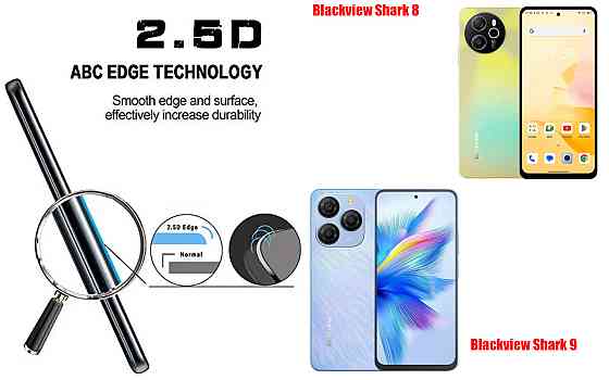 Захисне скло ArmorGlass для Blackview Shark 8, Shark 9 – стійке до подряпин та ударів Київ
