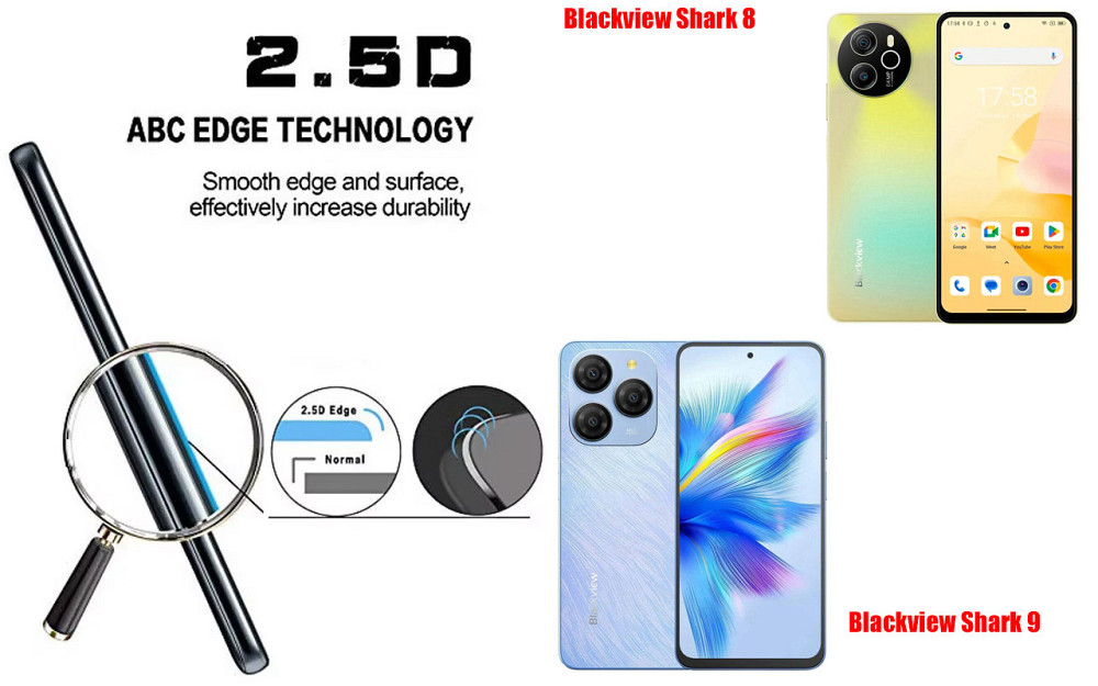 Захисне скло ArmorGlass для Blackview Shark 8, Shark 9 – стійке до подряпин та ударів Київ - фото 2