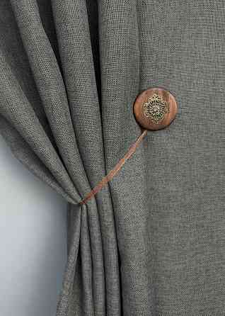 Магніти для штор і гардин Карпати набір 2 шт Коричневий з бронзовим (81-260) Київ