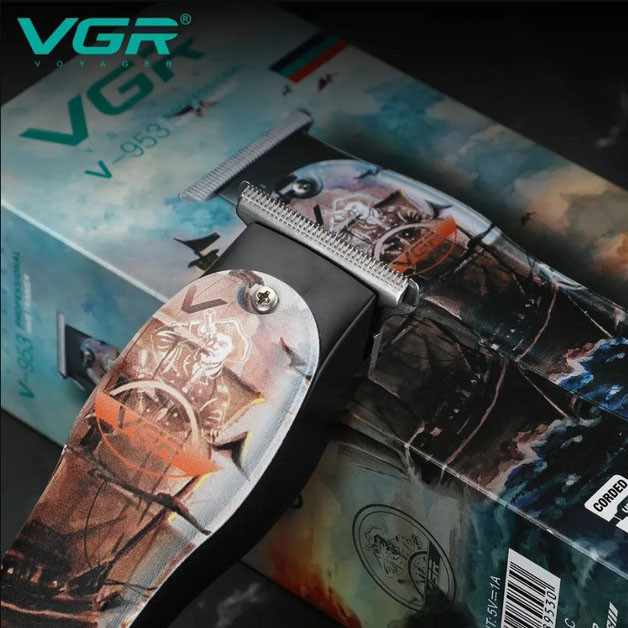 Машинка для стрижки хороша VGR, Тример для складної стрижки волосся, Професійний бездротовий тример BJ-42 Київ - фото 4