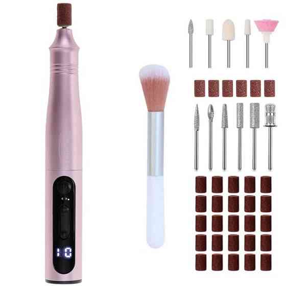 Фрезер для кутикули манікюру, Манікюрна машинка для зняття лаку Фрезерний апарат нігтів ZR-37 Івано-Франківськ