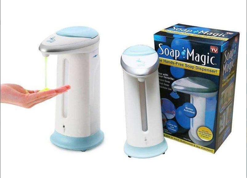 Сенсорний дозатор мила Soap Magic автоматична мильниця безконтактна для рідкого мила та антисептика 13564 Одеса - фото 4