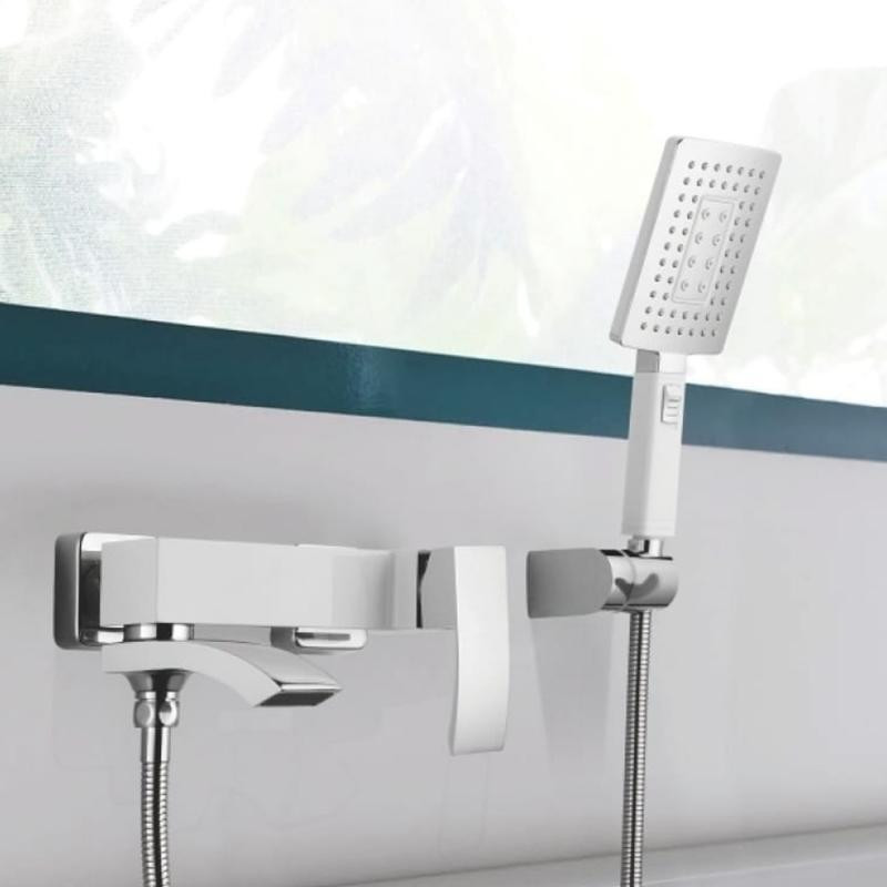 Смеситель для ванны Qtap Swan Cascada c душевым гарнитуром QTSWA260CRM45565 Chrome Киев - изображение 4