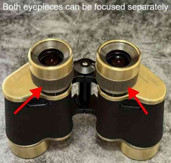 8X30 Бронзовый бинокль, полностью металлические с окуляром для охоты Киев