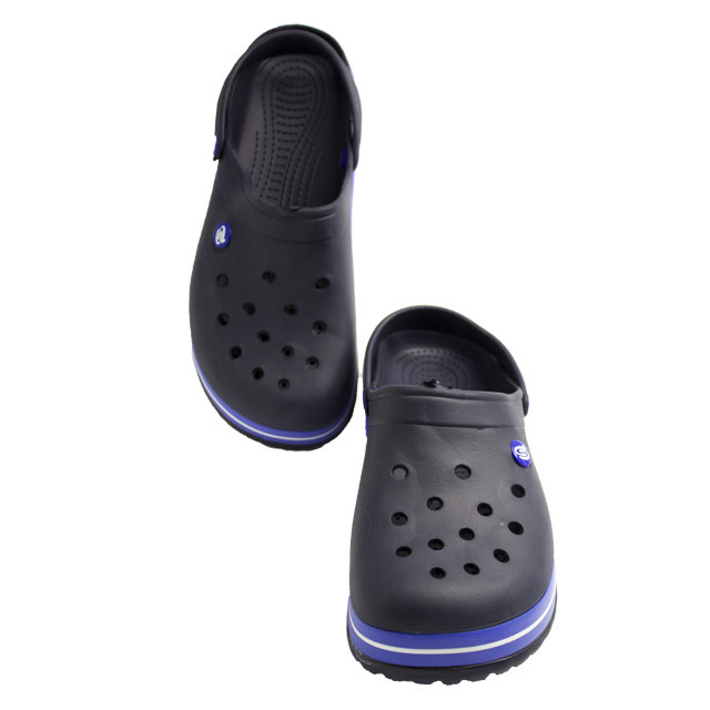 Мужские кроксы синие сабо 
