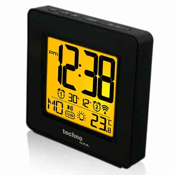 Часы настольные Technoline WT330 Black (WT330) Винница