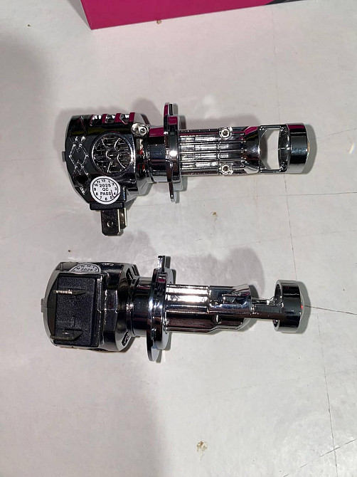 Светодиодные LED лампы H7 с линзой 72W 12000Lm, белый свет 5500K, комплект для автомобильных фар Одесса - изображение 6