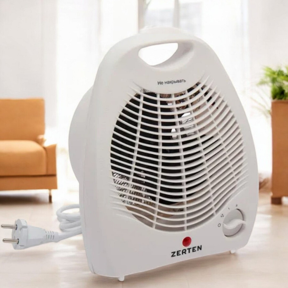 Підлоговий електричний вентилятор 2000Вт 220В 2рег ZERTEN ZTD-20 Одеса - фото 1