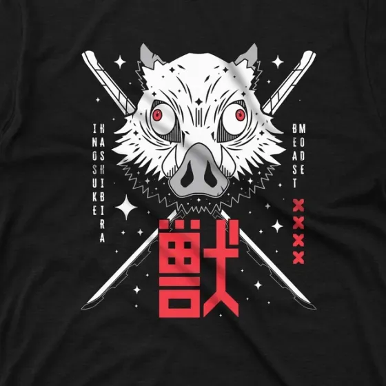 Футболка для підлітка хлопчика з принтом Клинок, рассекающий демонов Іноске Хашибіра Розмір 160 Anime10350 Дніпро