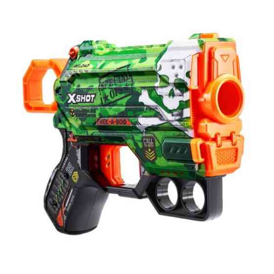 Швидкострільний бластер X-Shot Skins Menace Camo 8 патронів (36515A) Харків