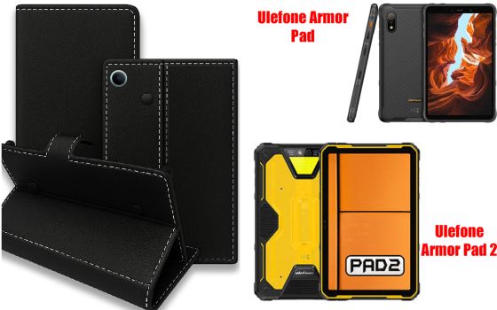 Книжка-трансформер для планшета Ulefone Armor Pad, Armor Pad 2, колір Black Київ