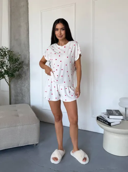 Піжама жіноча велюрова з шортами Одеса - фото 8