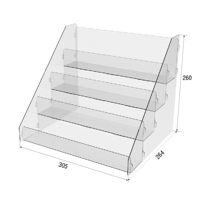 Товарна горка EKOSTAR на 4 полки 305х264х260 Київ - фото 3