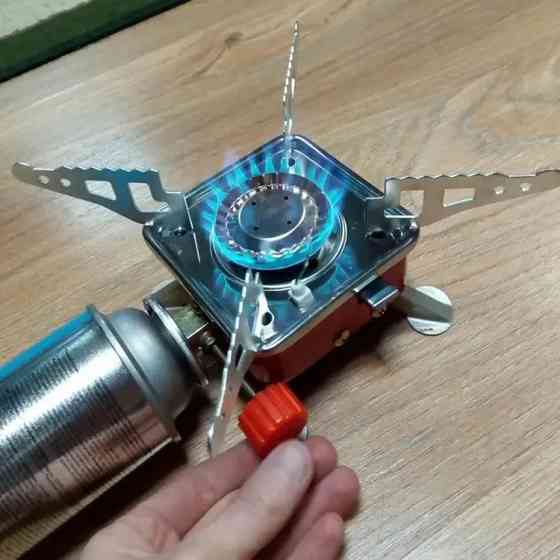 Газовая горелка туристическая, Выносная газовая туристическая плита Горелка компактная TE-10 Львов