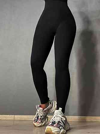 Лосины женские Tianlianduo 953 дайвинг с утяжкой и тейпами push up черные, черный, L Киев