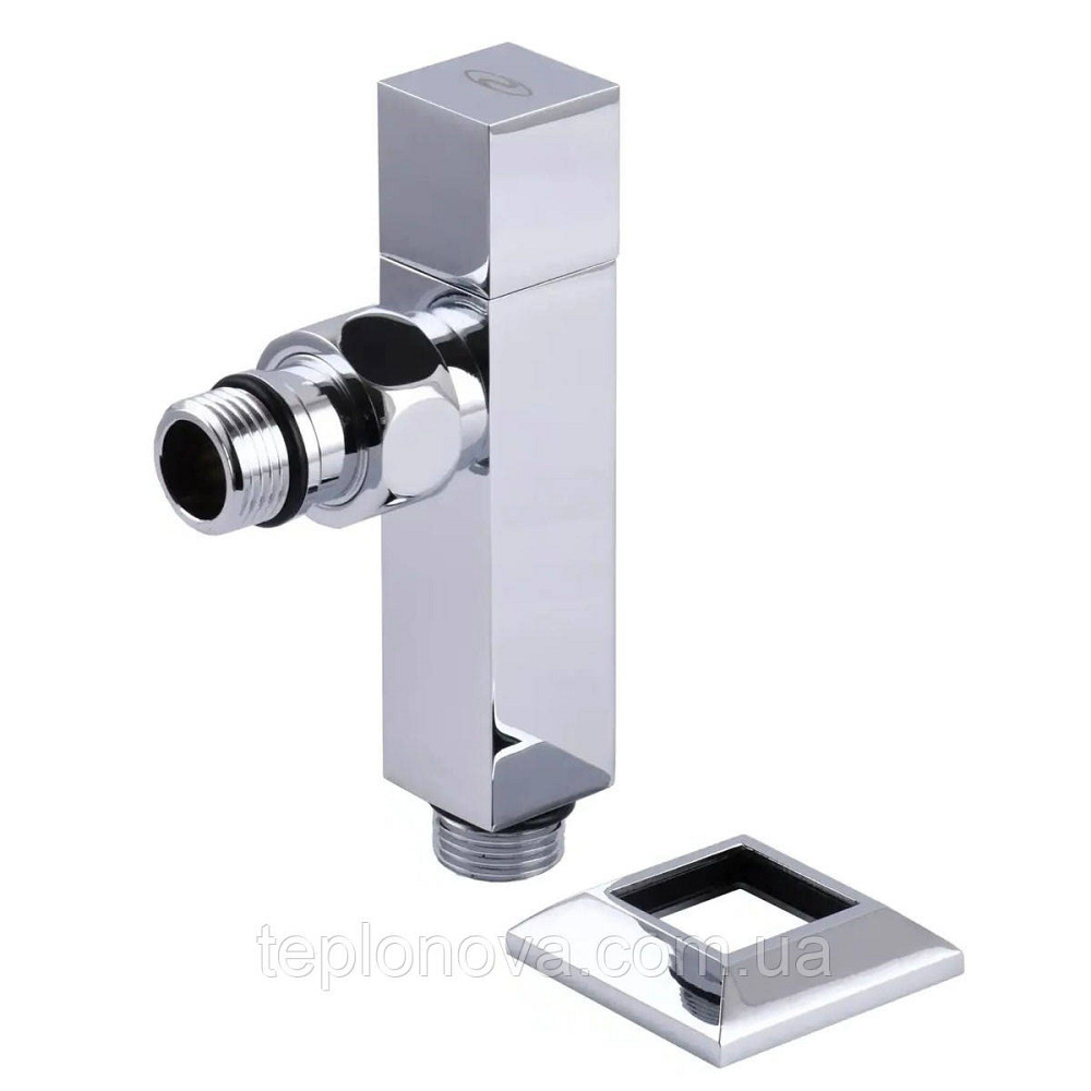 Кутовий кран подовжений Solomon CUBE CHROM 1/2"х1/2", 2 шт. Чернівці - фото 6