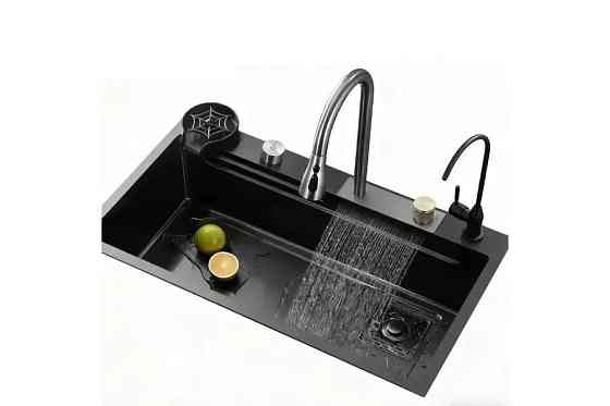 Мойка для кухни + смеситель Platinum Handmade 