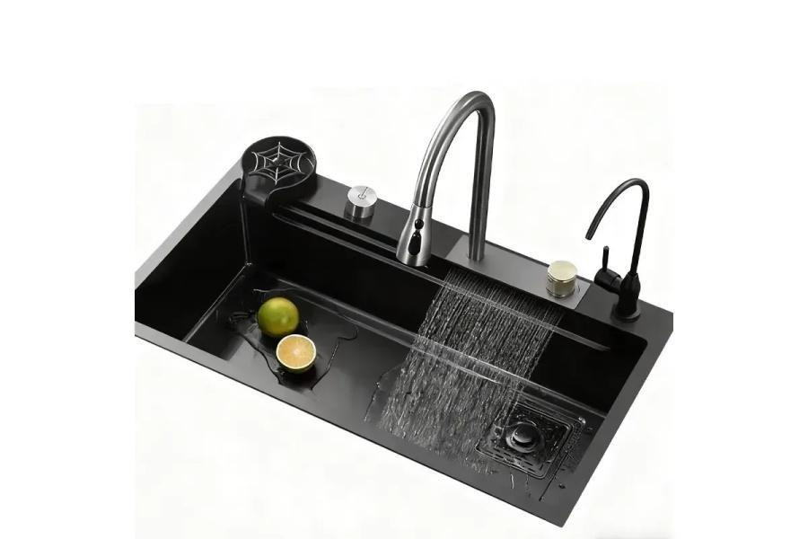 Мойка для кухни + смеситель Platinum Handmade 