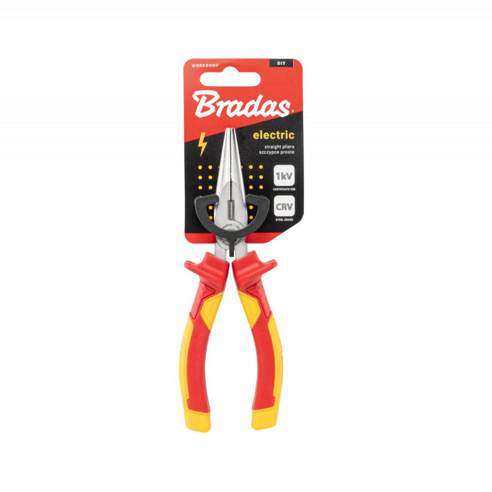 Плоскогубці прямі, ELECTRIC, 160 мм, 1кВ VDE, DIY-PL1012/6 Київ - фото 3