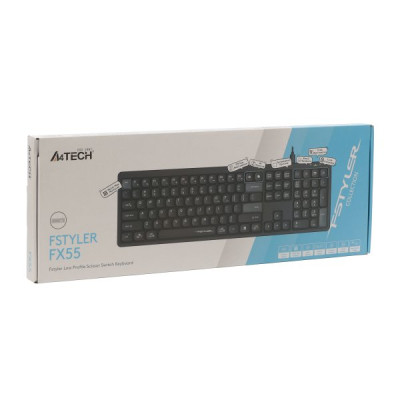Клавиатура A4Tech FX55 USB UA Black (4711421002417) Винница - изображение 7