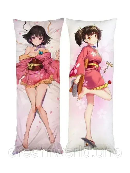 Подушка дакімакура Дженіс Кавей аніме Кабанери залізної фортеціі декоративна ростова подушка для обіймання двостороння Харків - фото 1