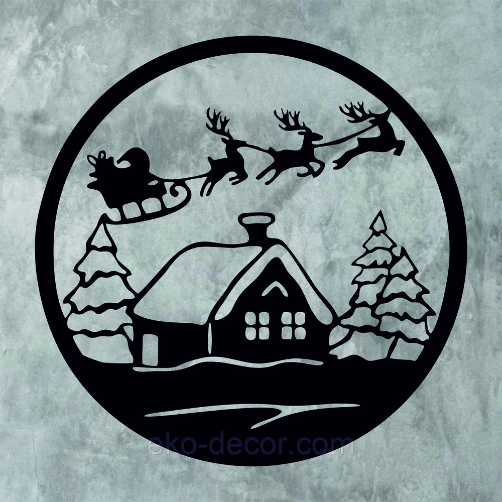 Декоративне настінне Панно «Новий рік», Декор на стену Київ - фото 8