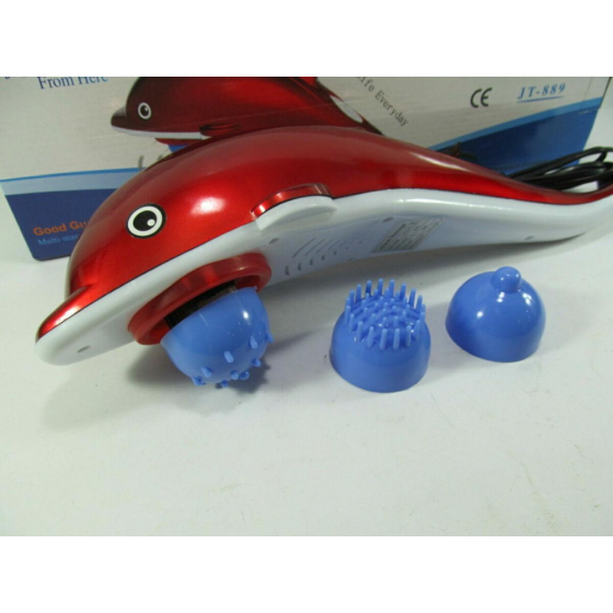 Инфракрасный ручной массажер «Дельфин» 28W, для всего тела, красный/синий, питание от сети 220V Одесса