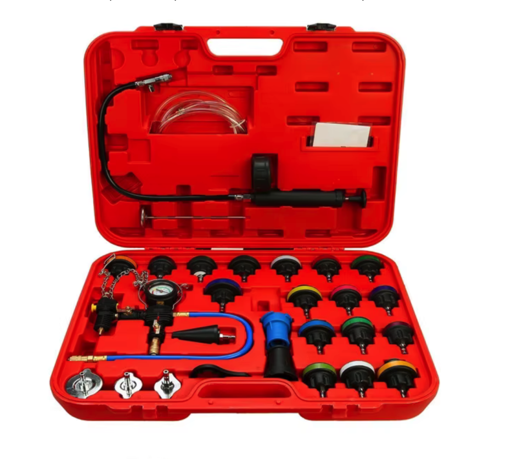 Набір для тестування герметичності системи охолодження 28 предметів REWOLT (T3072) Чернігів - фото 1